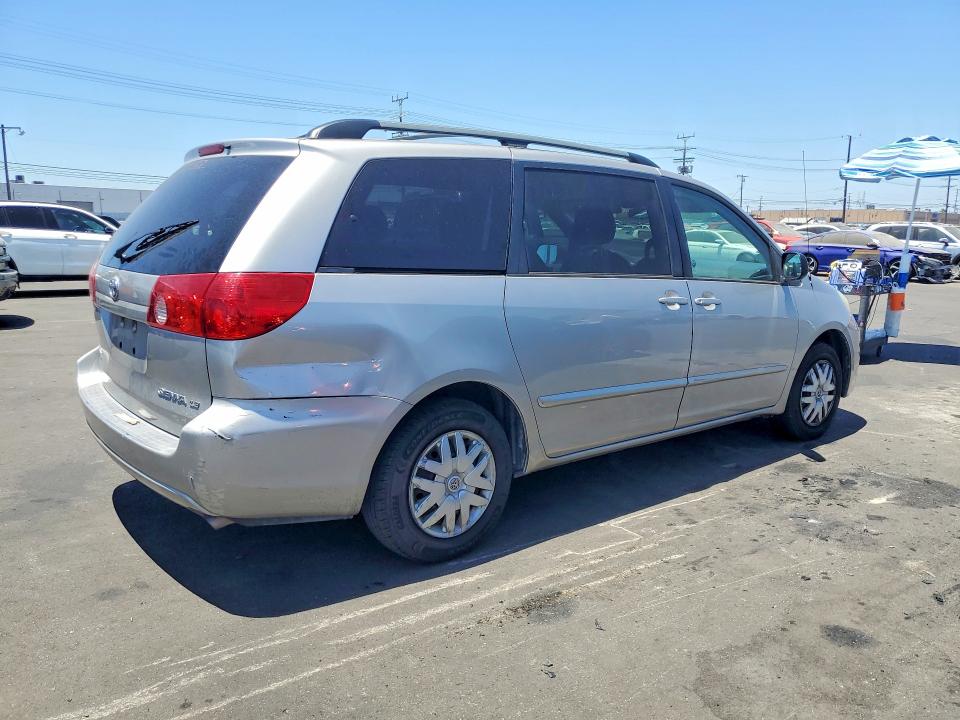 2005 Toyt Sienna VIN 5TDZA23C76S431060 COPART salvage auction — REAR END, Ca - Dis/Dlr/Exp Only Clean Title, sold $875 on 2026-07-27 (photo 3)