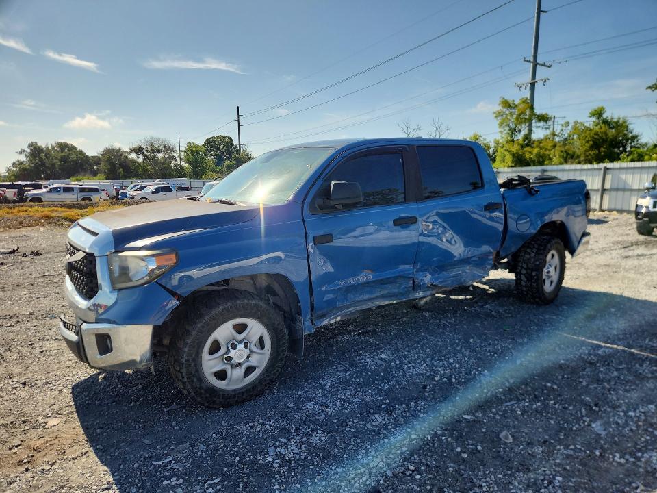 2021 Toyota Tundra VIN 5TFDY5F18MX998175 COPART salvage auction — FRONT END, Fl - Certificate Of Title, sold $12,700 on 2026-07-10 (photo 1)