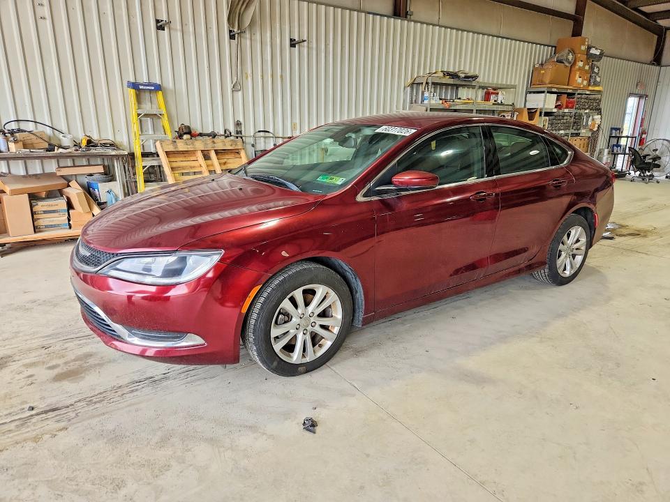 2016 Chrysler 200 VIN 1C3CCCAB2GN127906 COPART salvage auction — NORMAL WEAR, Wv - Certificate Of Title, sold $1,400 on 2026-07-17 (photo 1)