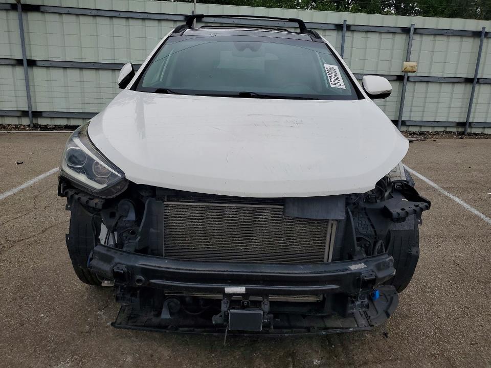 2017 Hyundai VIN KM8SRDHF5HU187718 COPART salvage auction — FRONT END, Oh - Cert Of Title-Salvage, sold $2,800 on 2026-07-15 (photo 5)