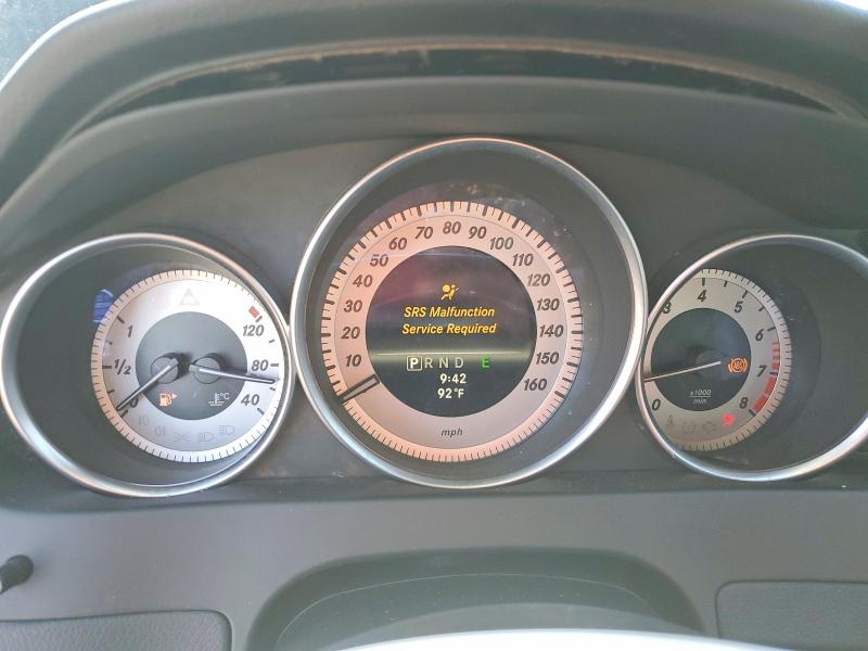 2013 Mercedes-benz C class VIN WDDGF4HB5DA797538 COPART salvage auction — WATER/FLOOD, Fl - Certificate Of Title, sold $375 on 2026-07-31 (photo 9)