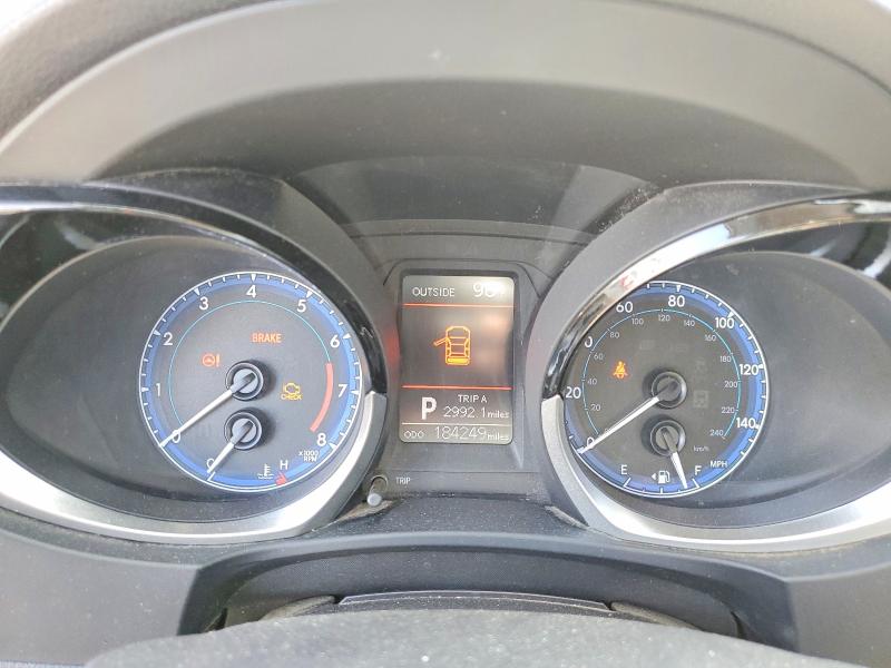 2016 Toyota Corolla VIN 5YFBURHE3GP543344 COPART salvage auction — FRONT END, Ca - Salvage Certificate, sold $2,950 on 2026-07-30 (photo 9)