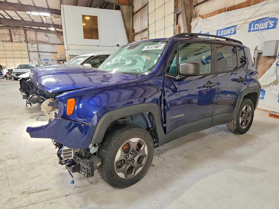 2017 Jeep Renegade VIN ZACCJBAH6HPE94560 COPART salvage auction — FRONT END, Tn - Certificate Of Title, sold $200 on 2026-08-11 (photo 1)