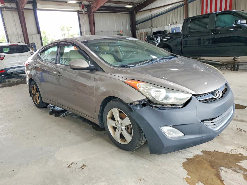 2013 Hyundai Elantra VIN 5NPDH4AE6DH257068 COPART salvage auction — NORMAL WEAR, Pa - Non Public Clean Title, sold $900 on 2026-07-29 (photo 4)