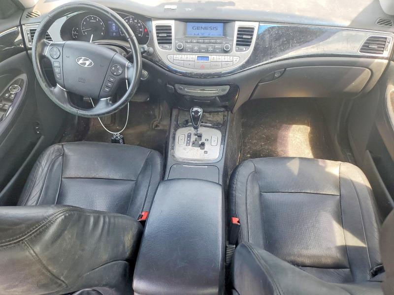 2012 Hyundai Genesis VIN KMHGC4DD8CU196420 COPART salvage auction — HAIL, Oh - Cert Of Title-Salvage, sold $900 on 2026-07-20 (photo 8)