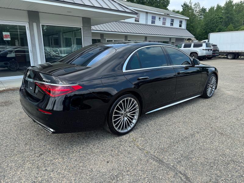 2022 Mercedes-benz S class VIN W1K6G6DB8NA143984 COPART salvage auction — MINOR DENT/SCRATCHES, MA - CERTIFICATE OF TITLE (P), sold $42,750 on 2026-08-06 (photo 4)