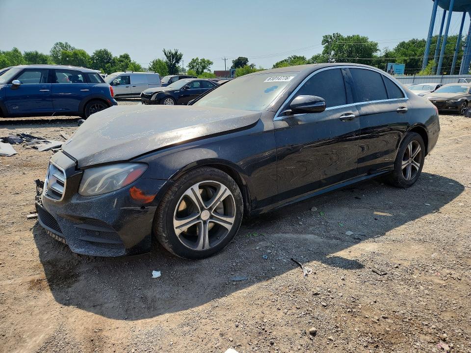 2017 Mercedes-benz E-klasse VIN WDDZF4JB6HA047655 COPART salvage auction — FRONT END, Il - Salvage Certificate, sold $2,000 on 2026-08-14 (photo 1)