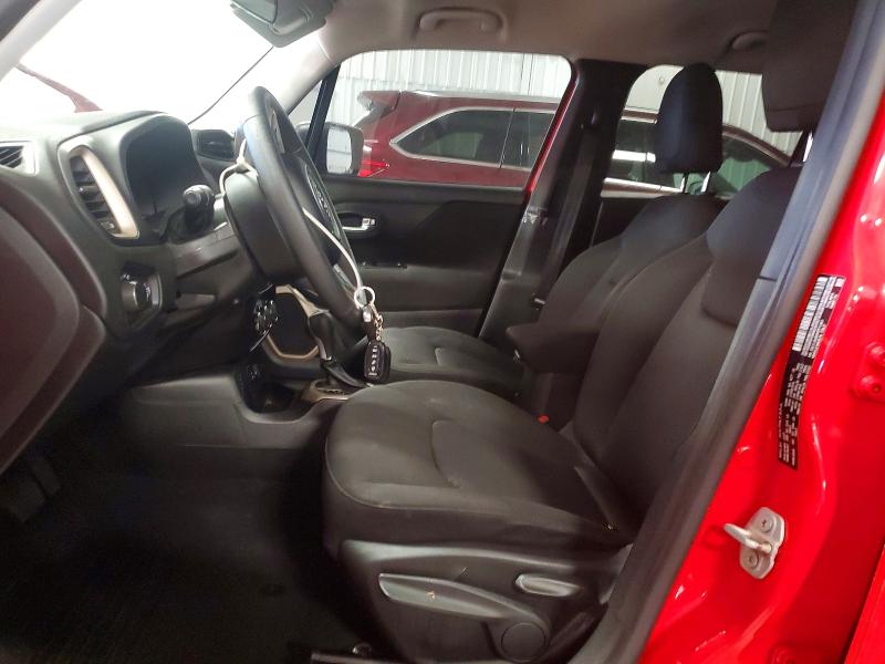 2017 Jeep Renegade VIN ZACCJAAB4HPF11491 COPART salvage auction — FRONT END, MN - CERT OF TITLE-SALVAGE, sold $250 on 2026-07-28 (photo 7)