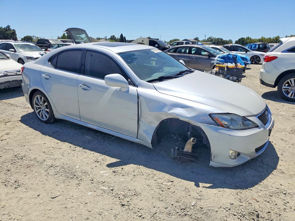 2007 Lexus Is 250 VIN JTHCK262975008203 COPART salvage auction — FRONT END, Ca - Salvage Certificate, sold $825 on 2026-07-23 (photo 4)