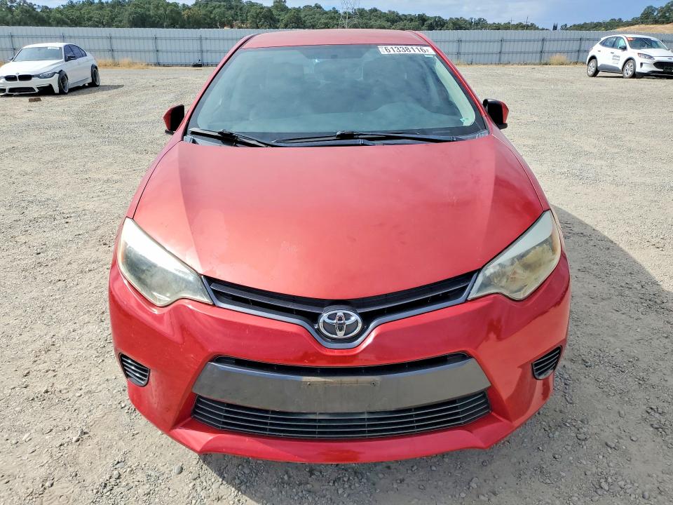 2016 Toyota Corolla VIN 5YFBURHE4GP384818 COPART salvage auction — REAR END, CA - SALVAGE CERTIFICATE, sold $3,300 on 2026-07-31 (photo 5)