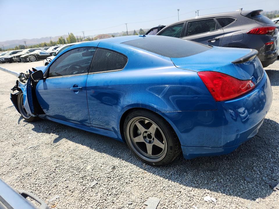 2013 Infiniti G VIN JN1CV6EK1DM920250 COPART salvage auction — FRONT END, Ca - Salvage Certificate, sold $625 on 2026-07-15 (photo 2)