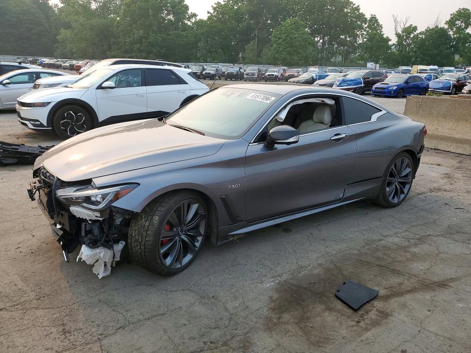 2019 Infiniti Q60 VIN JN1FV7ELXKM441074 — COPART salvage auction photo