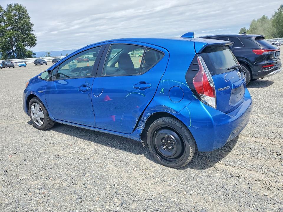 2015 Toyota Prius VIN JTDKDTB31F1106689 COPART salvage auction — REAR END, Wa - Bill Of Sale, sold $3,800 on 2026-07-27 (photo 2)