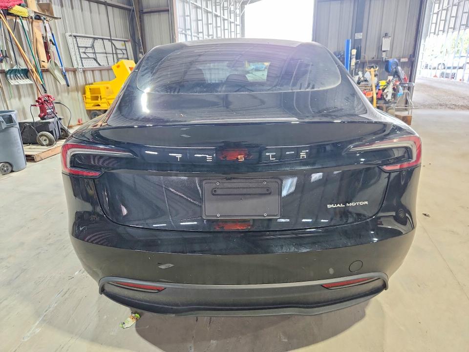 2025 Tesla Model 3 VIN 5YJ3E1EB4SF982294 COPART salvage auction — FRONT END, Il - Salvage Certificate, sold $9,000 on 2026-07-27 (photo 6)