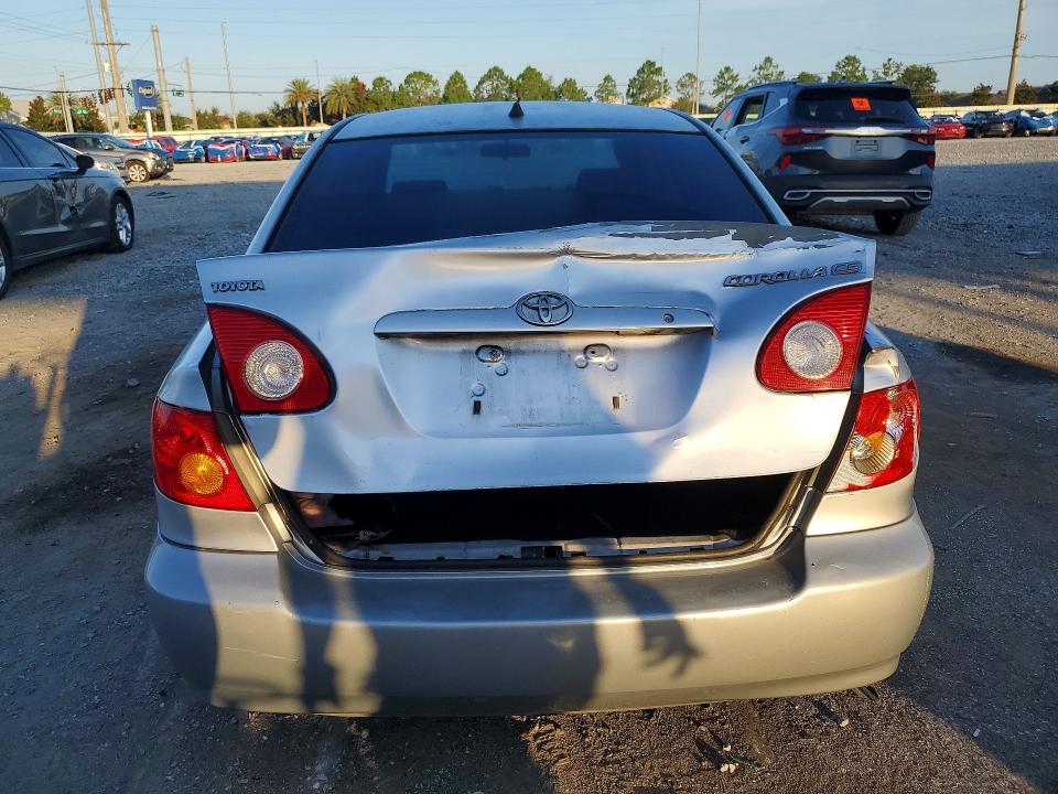 2007 Toyota Corolla VIN JTDBR32E370136836 COPART salvage auction — REAR END, Fl - Cert Of Title Slvg Rebuildable, sold $2,000 on 2026-07-17 (photo 6)