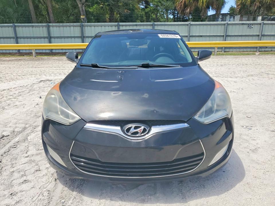 2013 Hyundai Veloster VIN KMHTC6AD9DU130880 COPART salvage auction — MECHANICAL, Fl - Certificate Of Title (P), sold $250 on 2026-07-29 (photo 5)