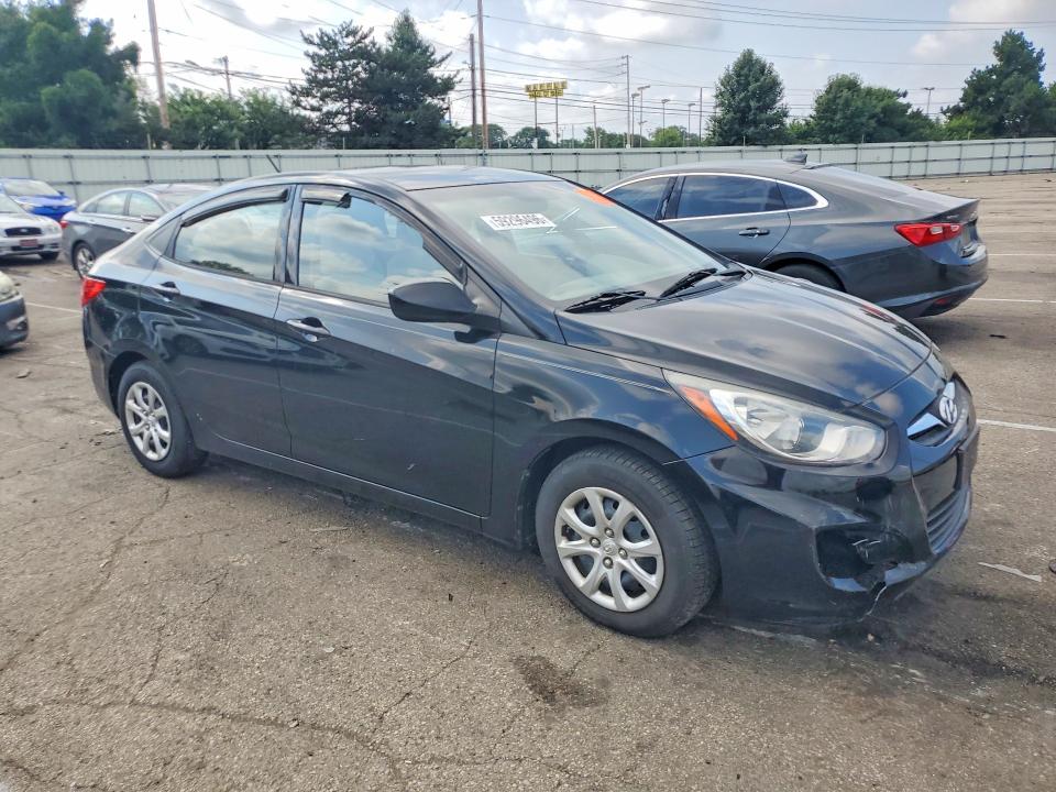 2013 Hyundai VIN KMHCT4AE2DU459675 COPART salvage auction — VANDALISM, Oh - Cert Of Title-Salvage, sold $200 on 2026-07-15 (photo 4)