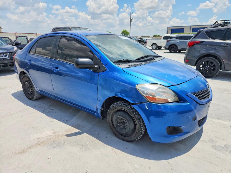 2010 Toyota Yaris VIN JTDBT4K38A1397225 COPART salvage auction — FRONT END, TX - SALVAGE VEHICLE TITLE, sold $175 on 2026-07-21 (photo 4)