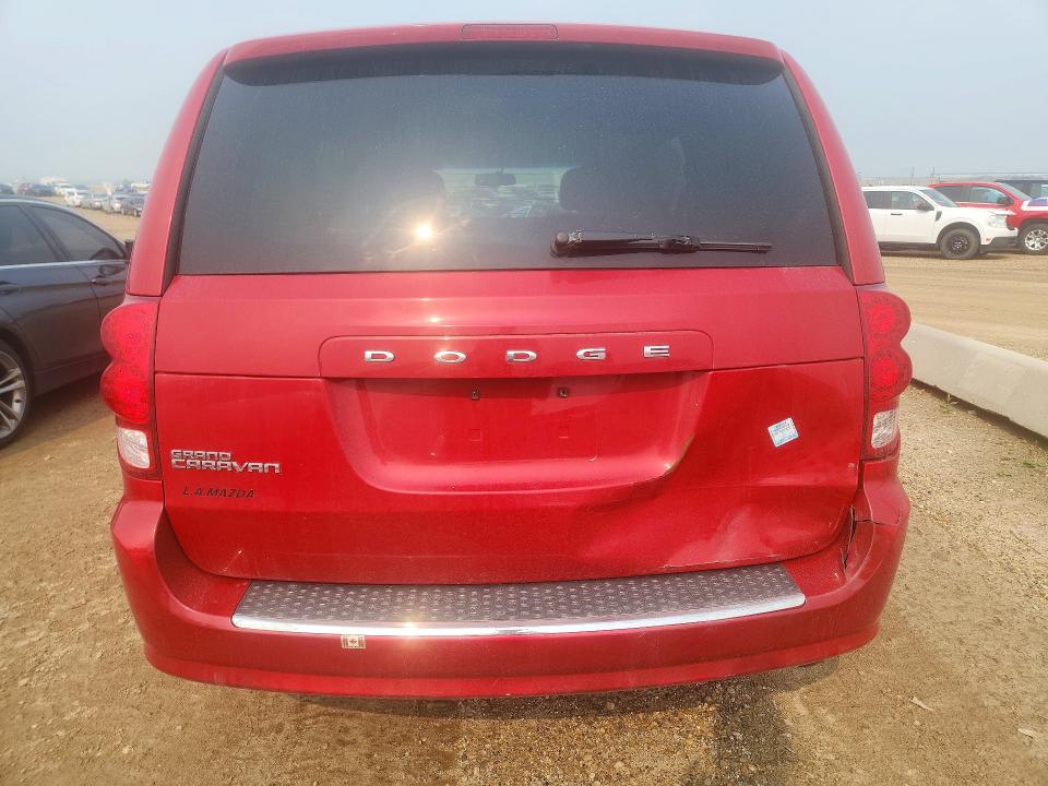 2013 Dodge Caravan VIN 2C4RDGBG2DR608130 COPART salvage auction — REAR END, Ab - Bos - Salvage, sold $400 on 2026-07-30 (photo 6)