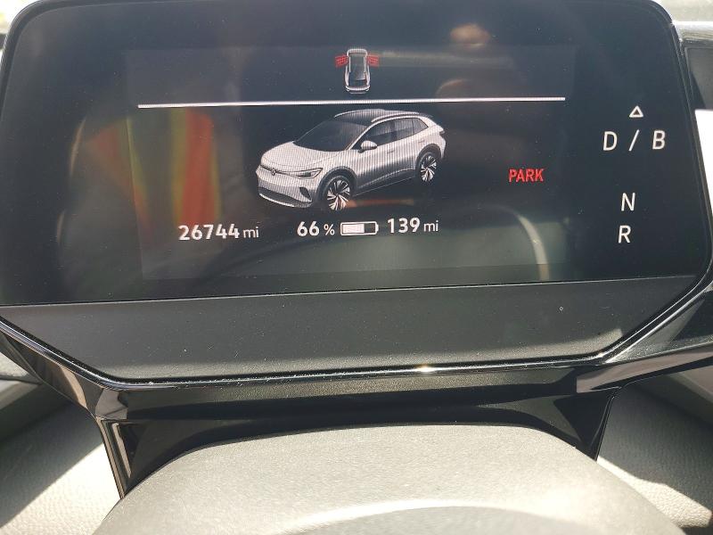 2024 Volkswagen Id.4 VIN 1V25MPE85RC009675 COPART salvage auction — FRONT END, Tx - Salvage Vehicle Title, sold $11,700 on 2026-09-04 (photo 9)