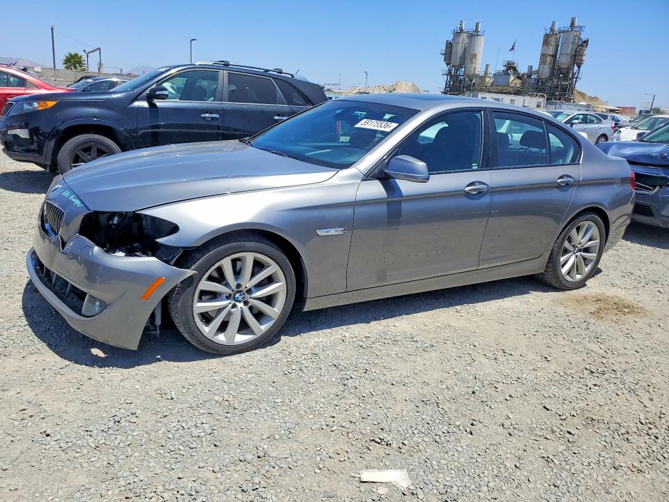2012 BMW 5er VIN WBAFR7C50CC808235 COPART salvage auction — FRONT END, Ca - Salvage Certificate, sold $125 on 2026-07-21 (photo 1)