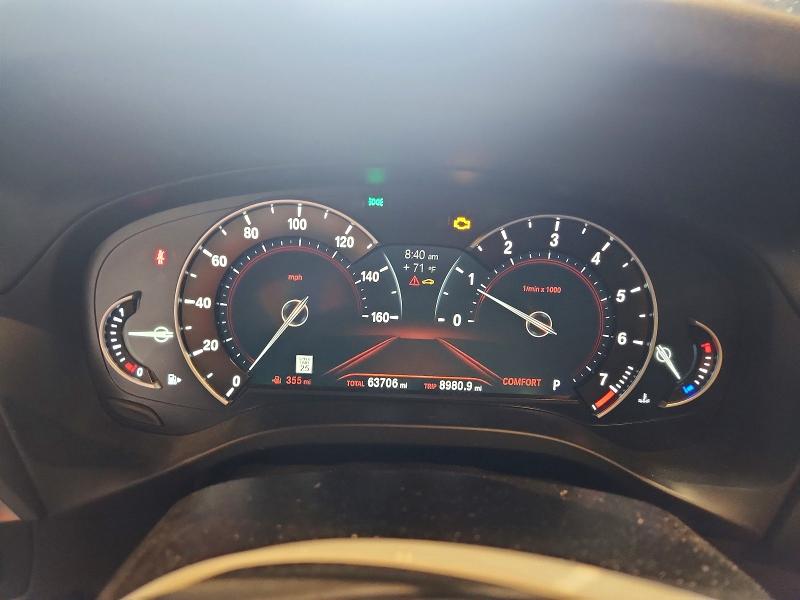 2019 BMW X3 VIN 5UXTR9C50KLE13621 COPART salvage auction — FRONT END, Wi - Junked Vehicle Bill Of Sale, sold $8,600 on 2026-07-13 (photo 9)