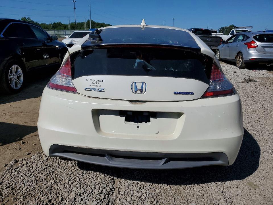 2012 Honda Cr-z VIN JHMZF1D69CS003481 COPART salvage auction — REAR END, Mi - Cert Of Title-Salvage Vehicle, sold $300 on 2026-07-31 (photo 6)