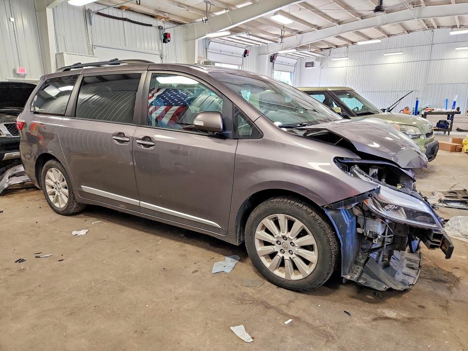 2015 Toyota VIN 5TDDK3DC0FS095389 COPART salvage auction — FRONT END, Mn - Cert Of Title-Salvage, sold $325 on 2026-07-28 (photo 4)