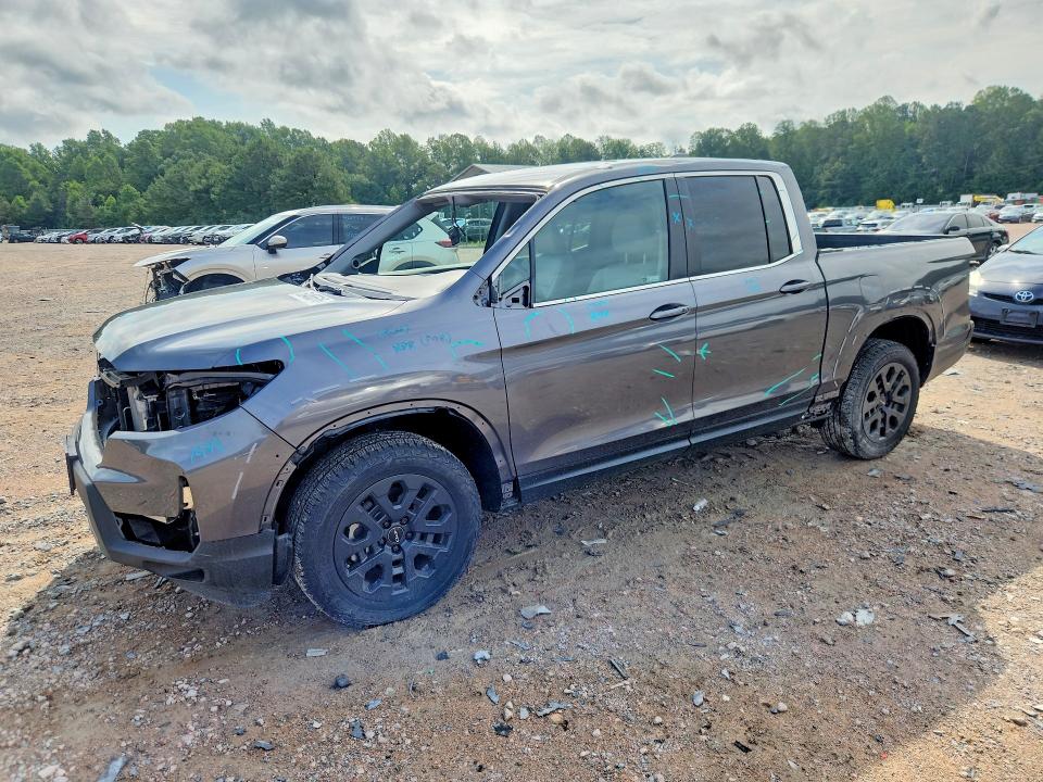 2023 Honda Ridgeline VIN 5FPYK3F59PB051792 COPART salvage auction — FRONT END, Va - Cert Of Title - Salvage, sold $13,400 on 2026-07-20 (photo 1)