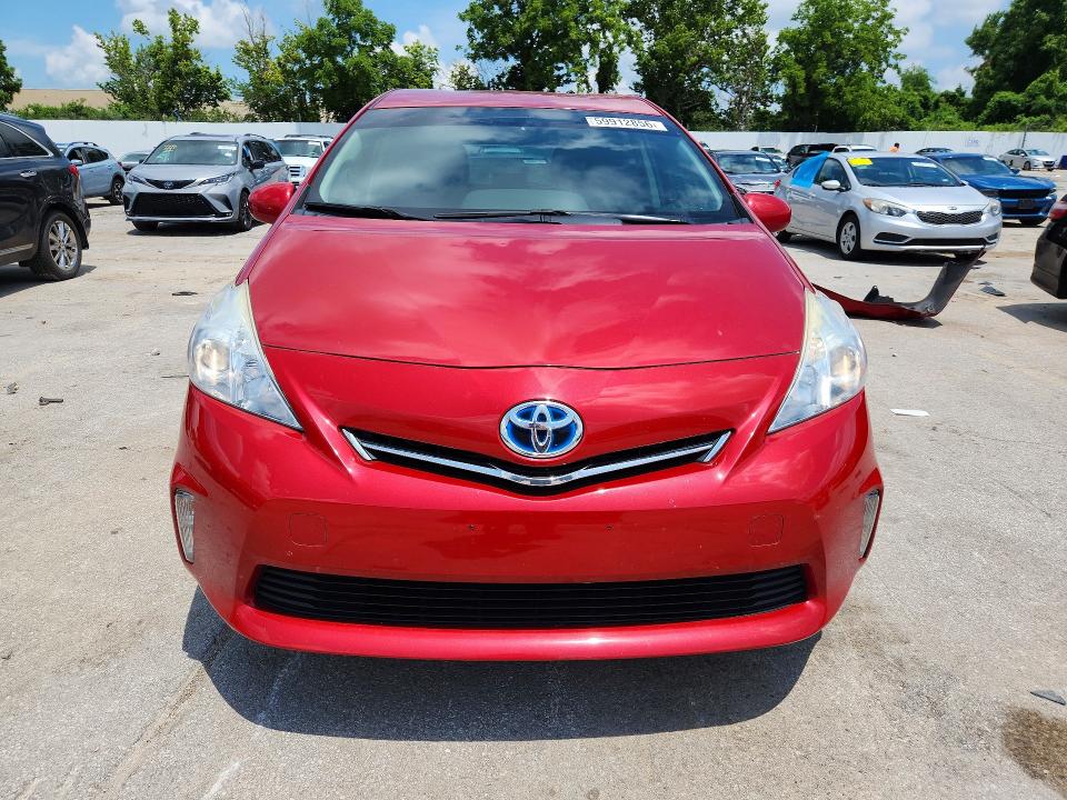 2012 Toyota Prius VIN JTDZN3EU7C3030461 COPART salvage auction — HAIL, Salvage Title, sold $175 on 2026-07-28 (photo 5)