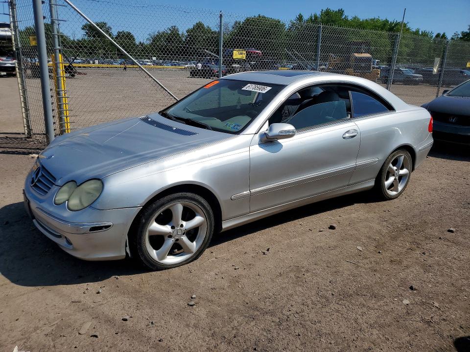 2004 Mercedes-benz Clk-klasse VIN WDBTJ65J24F083768 COPART salvage auction — FRONT END, Pa - Certificate Of Salvage, sold $450 on 2026-08-17 (photo 1)