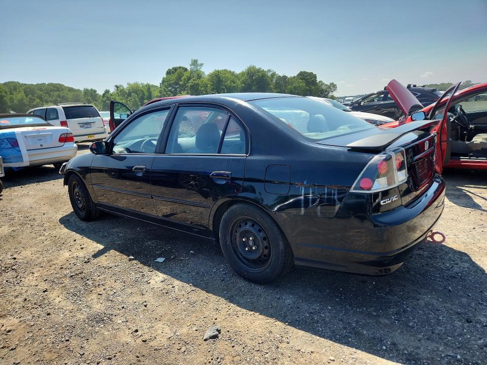 2004 Honda Civic VIN 2HGES16594H523383 COPART salvage auction — FRONT END, Ma - Cert Of Title-Reconstrctd Coll, sold $125 on 2026-07-22 (photo 2)
