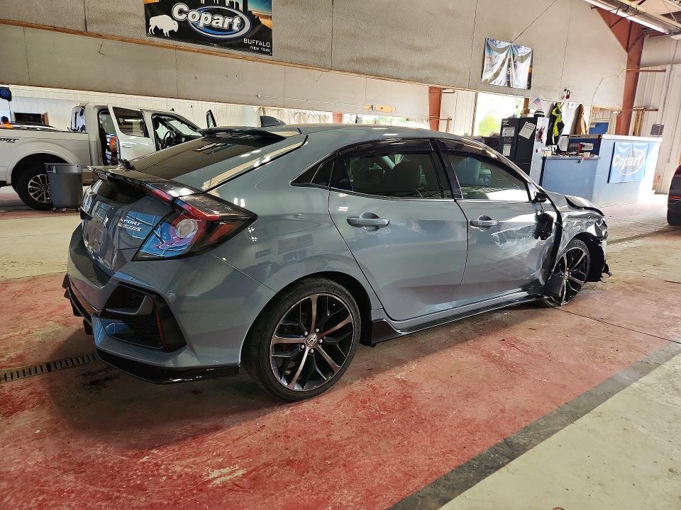 2021 Honda Civic VIN SHHFK7H93MU415481 COPART salvage auction — FRONT END, Salvage Title, sold $3,450 on 2026-07-20 (photo 3)