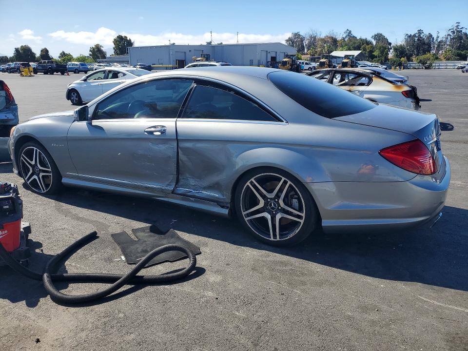 2012 Mercedes-benz Cl-klasse amg VIN WDDEJ7EB7CA028825 COPART salvage auction — UNDERCARRIAGE, Ca - Salvage Certificate, sold $125 on 2026-07-29 (photo 2)