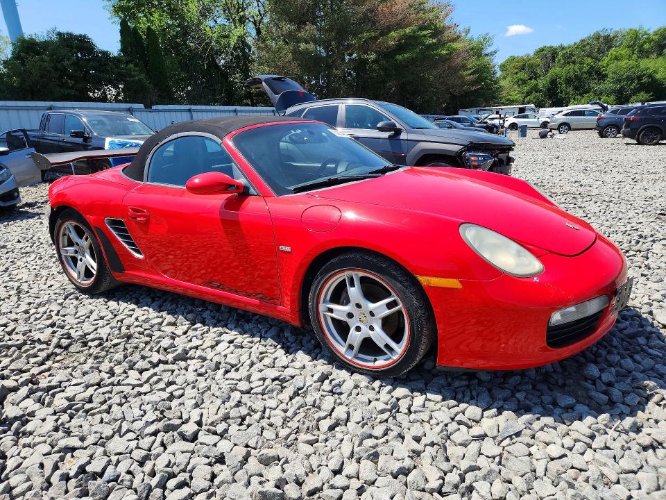 2005 Porsche Boxster VIN WP0CA29875U712990 COPART salvage auction — REAR END, NJ - CERT OF TITLE-SALVAGE (P), sold $3,750 on 2026-08-10 (photo 4)