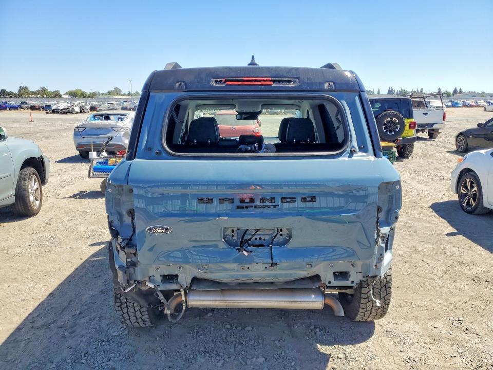 2021 Ford Bronco sport VIN 3FMCR9F99MRA13523 COPART salvage auction — REAR END, Ca - Salvage Certificate, sold $10,100 on 2026-08-18 (photo 6)