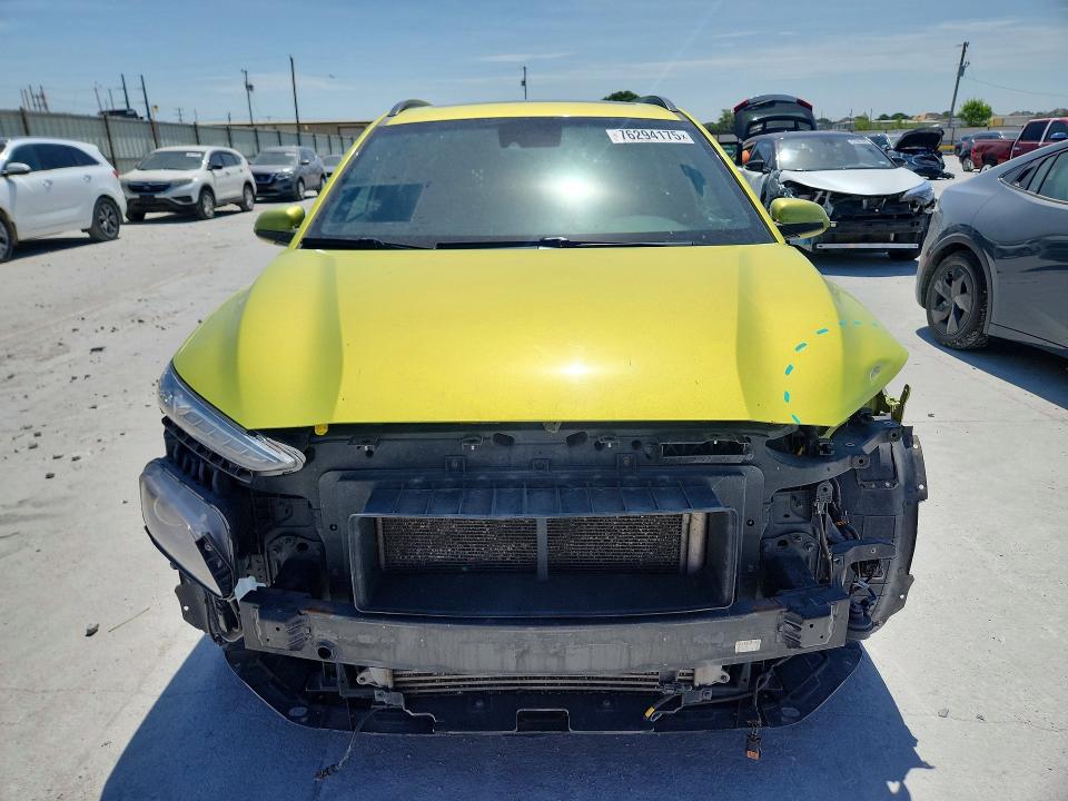 2019 Hyundai Kona VIN KM8K33A55KU389723 COPART salvage auction — FRONT END, Tx - Salvage Vehicle Title, sold $2,450 on 2026-07-21 (photo 5)