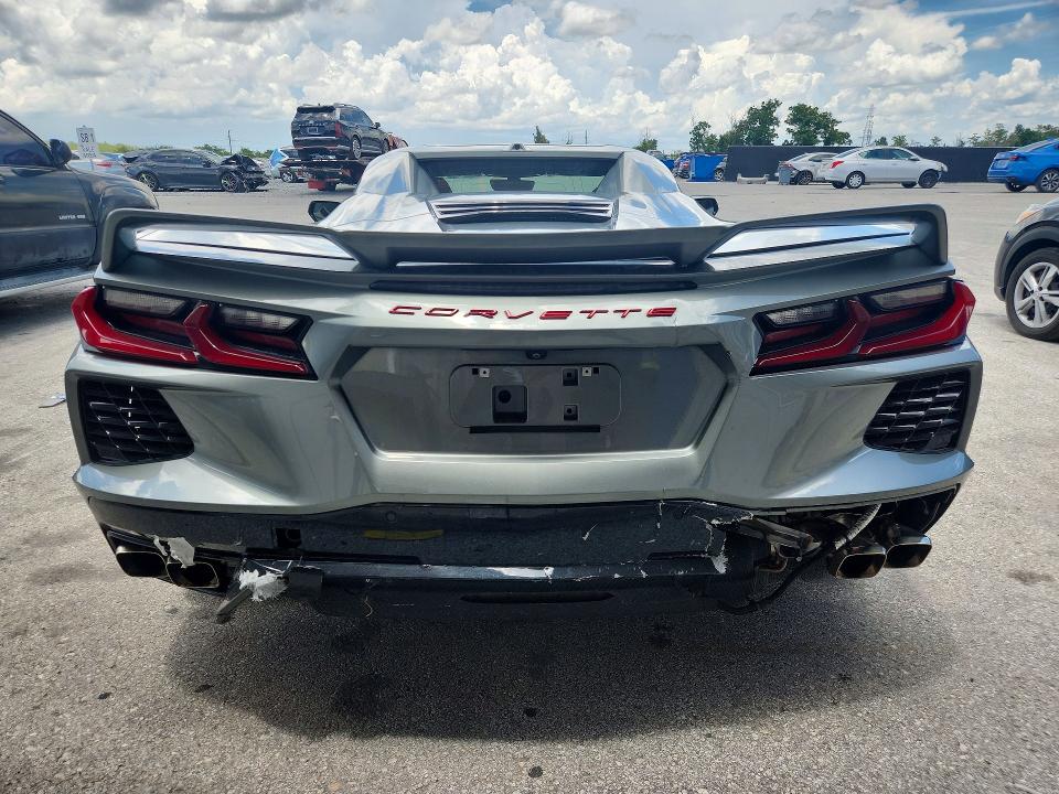2022 Chevrolet Corvette stingray VIN 1G1YB3D44N5108359 COPART salvage auction — REAR END, FL - CERT OF TITLE SLVG REBUILDABLE (P), sold $43,500 on 2026-07-09 (photo 6)