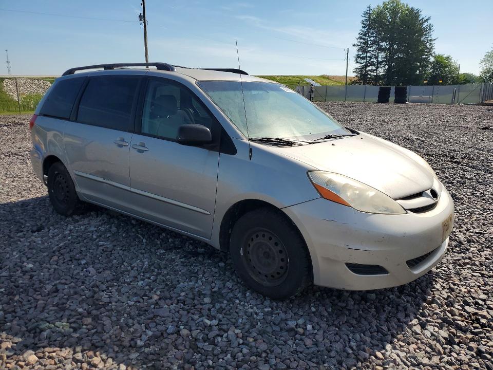2007 Toyota Sienna VIN 5TDZK23CX7S094754 COPART salvage auction — REAR END, IN - CERTIFICATE OF TITLE, sold $1,050 on 2026-07-25 (photo 4)