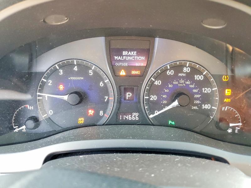 2010 Lexus Rx 350 VIN JTJZK1BA4A2406945 COPART salvage auction — FRONT END, Tx - Certificate Of Title, sold $3,850 on 2026-07-31 (photo 9)
