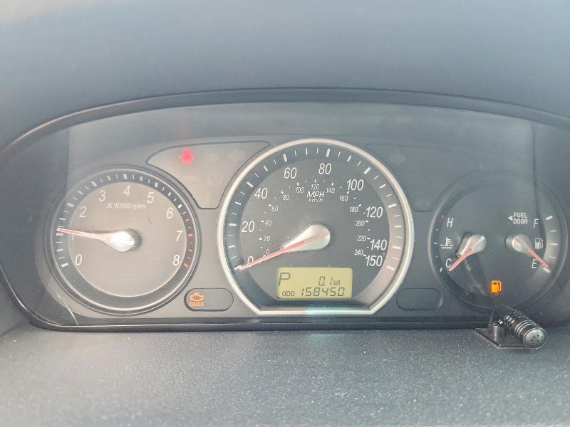 2008 Hyundai Sonata VIN 5NPET46C38H386739 COPART salvage auction — NORMAL WEAR, IL - CERTIFICATE OF TITLE, sold $175 on 2026-07-20 (photo 9)