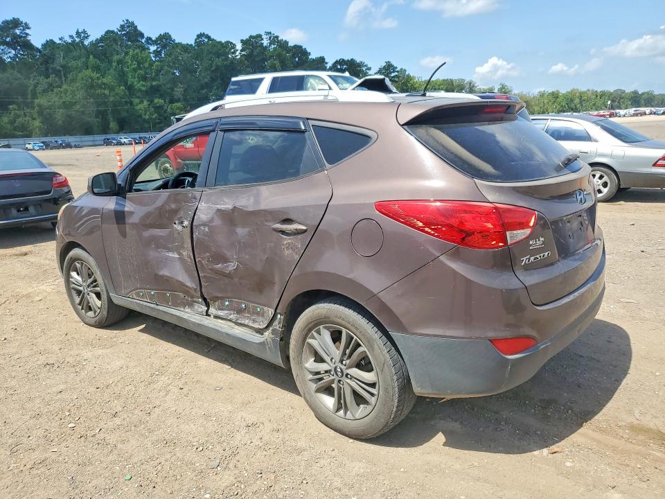 2015 Hyundai Tucson VIN KM8JU3AGXFU015012 COPART salvage auction — SIDE, LA - CERTIFICATE OF TITLE, sold $1,000 on 2026-07-31 (photo 2)