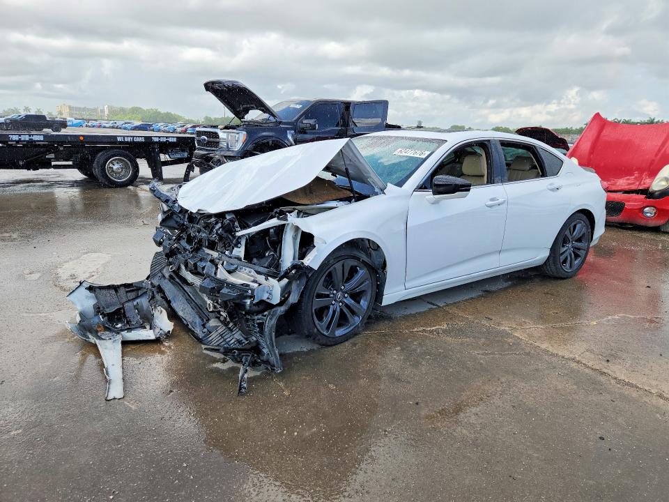 2021 Acura Tlx VIN 19UUB5F35MA004931 COPART salvage auction — FRONT END, FL - CERT OF TITLE-REBUILT, sold $15 on 2026-07-29 (photo 1)