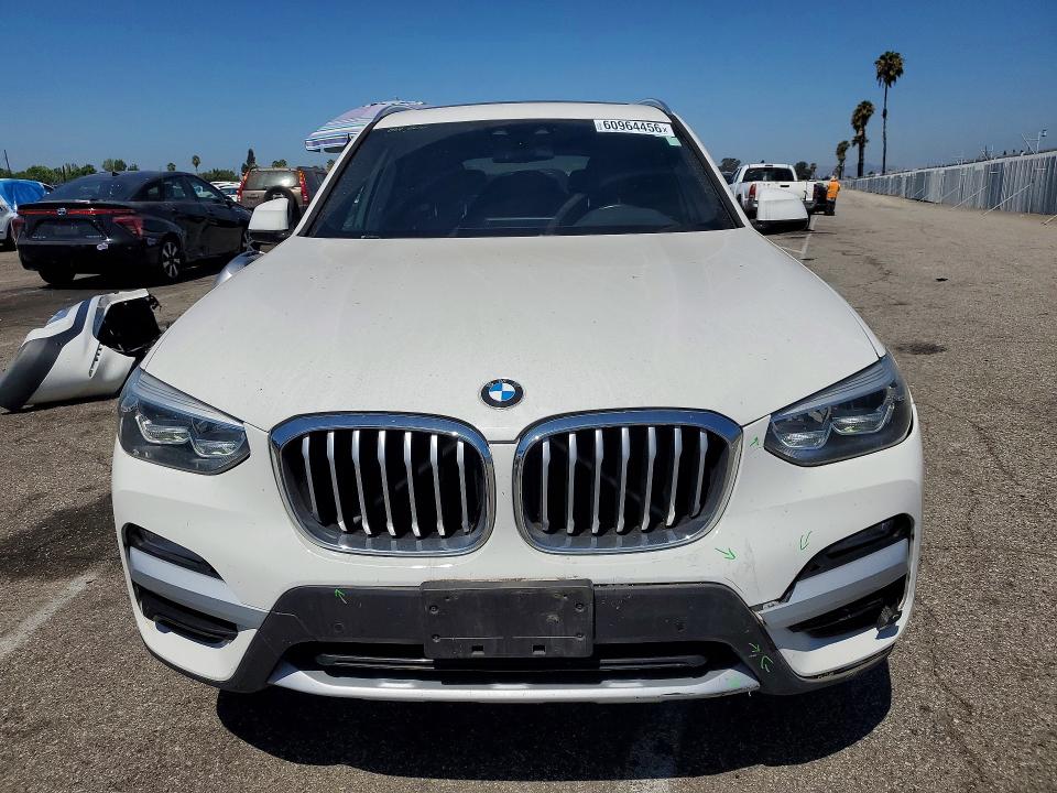 2019 BMW X3 VIN 5UXTR7C57KLE98476 COPART salvage auction — REAR END, Ca - Salvage Certificate, sold $5,600 on 2026-07-21 (photo 5)