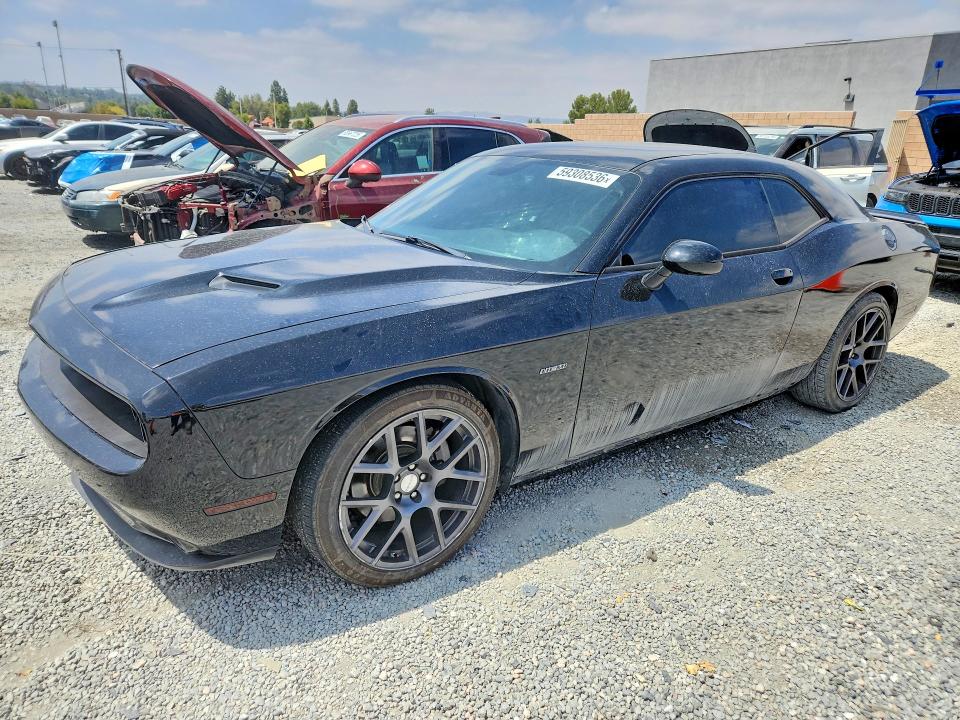 2015 Dodge Challenger VIN 2C3CDZAT4FH833193 COPART salvage auction — UNDERCARRIAGE, CA - SALVAGE CERTIFICATE, sold $200 on 2026-07-29 (photo 1)