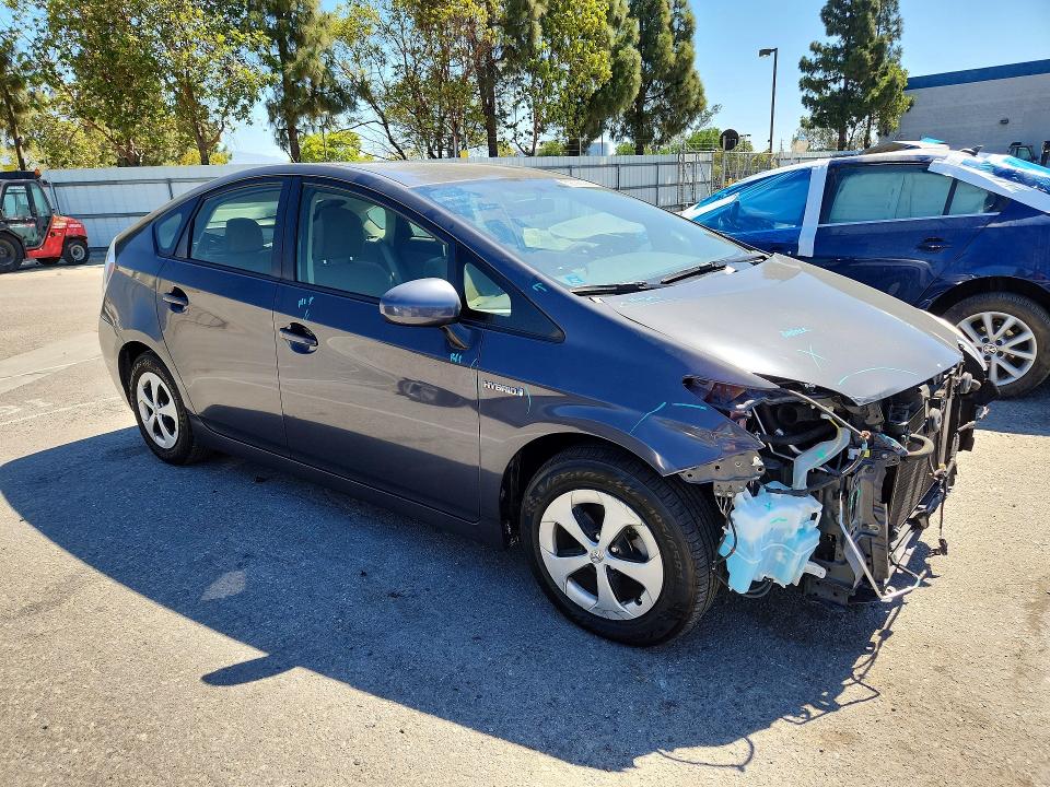 2015 Toyota Prius VIN JTDKN3DU2F0470967 COPART salvage auction — FRONT END, Ca - Salvage Certificate, sold $150 on 2026-07-21 (photo 4)