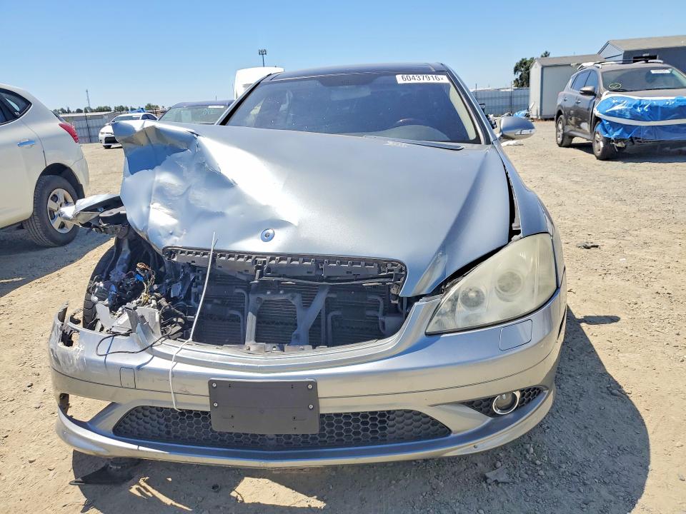 2007 Mercedes-benz S-klasse VIN WDDNG71X67A054161 COPART salvage auction — FRONT END, Ca - Salvage Certificate, sold $1,200 on 2026-07-21 (photo 5)