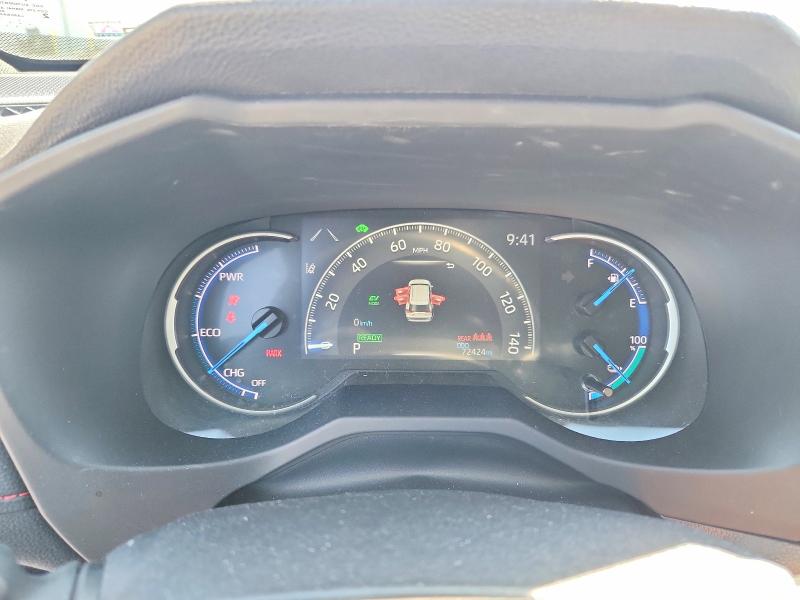 2021 Toyota Rav 4 VIN JTMEB3FV6MD074882 COPART salvage auction — REAR END, Ca - Salvage Certificate, sold $150 on 2026-07-21 (photo 9)