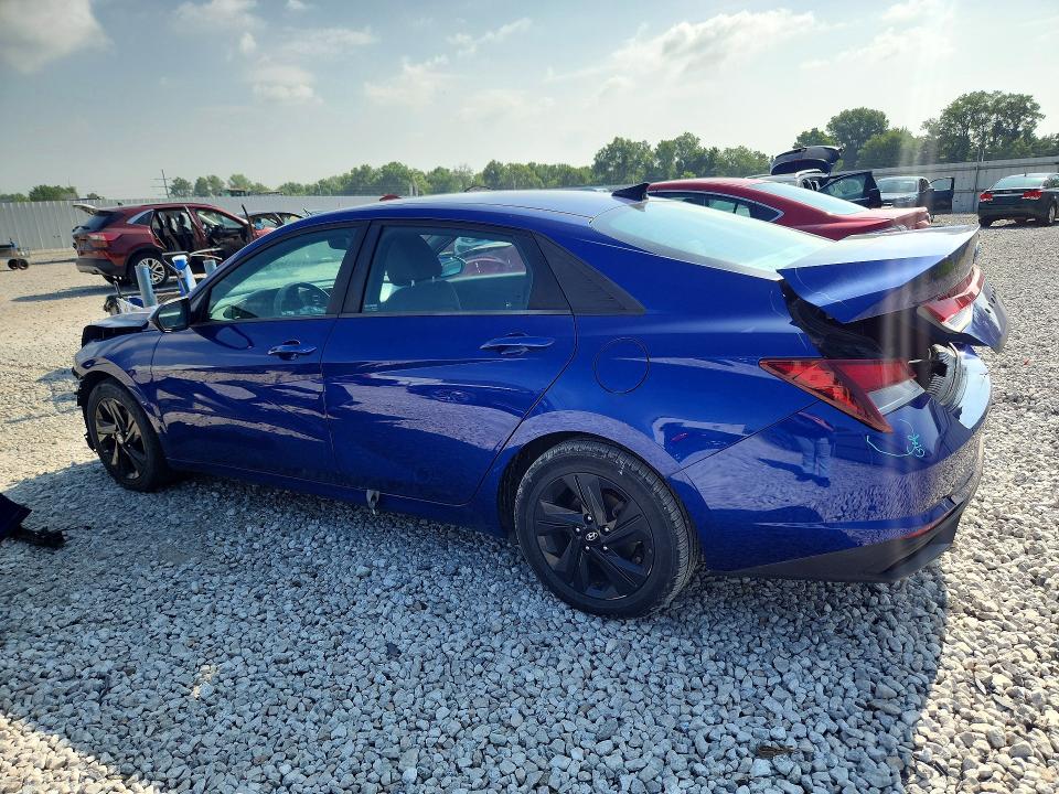 2021 Hyundai Elantra VIN 5NPLM4AG7MH029427 COPART salvage auction — FRONT END, Oh - Certificate Of Title (P), sold $2,850 on 2026-07-21 (photo 2)