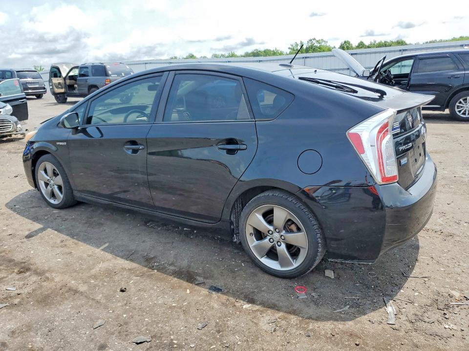 2013 Toyota Prius VIN JTDKN3DU1D5604481 COPART salvage auction — FRONT END, VA - CERTIFICATE OF TITLE, sold $1,200 on 2026-07-29 (photo 2)